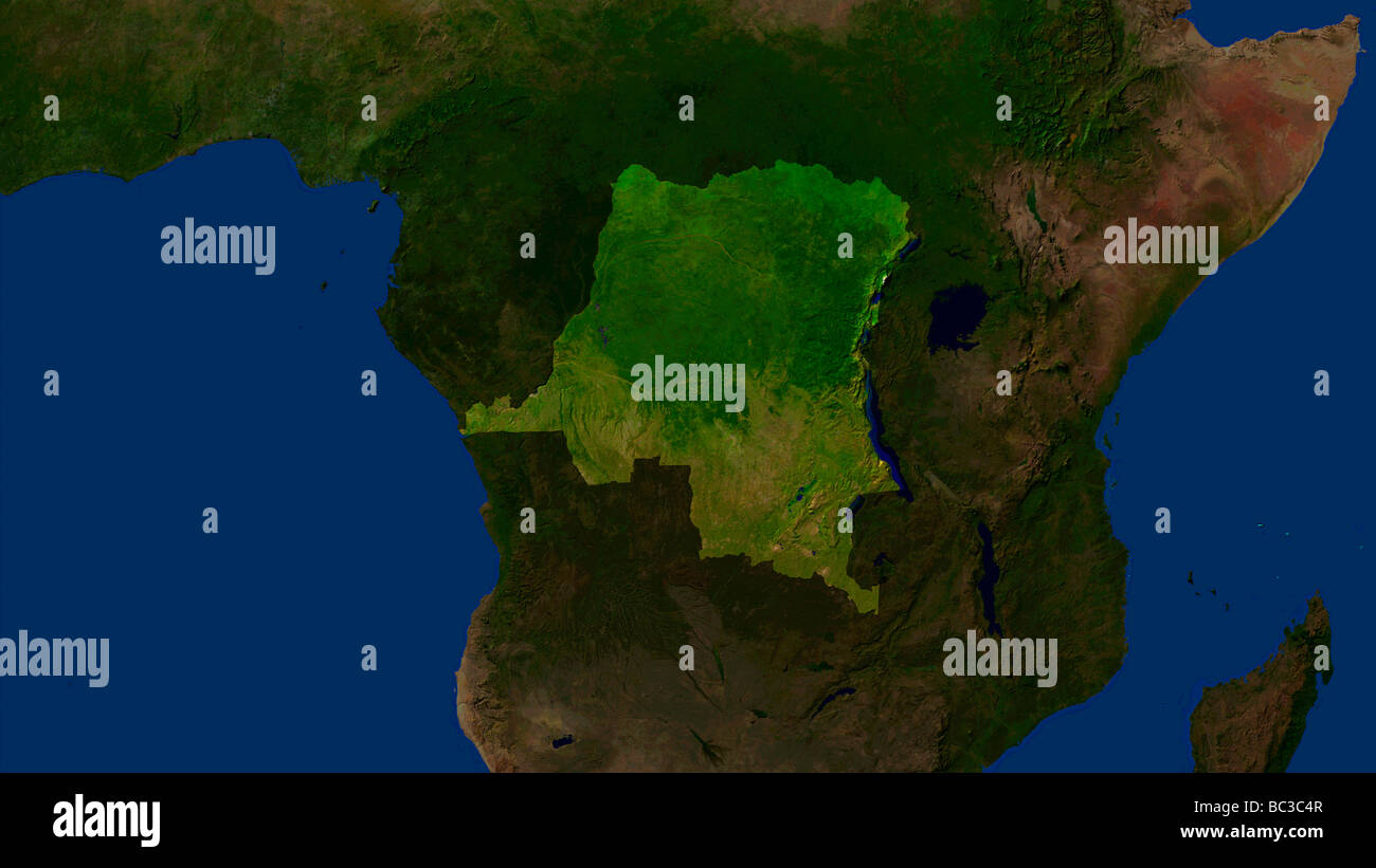 Map democratic republic of the congo hi-res stock photography and ...