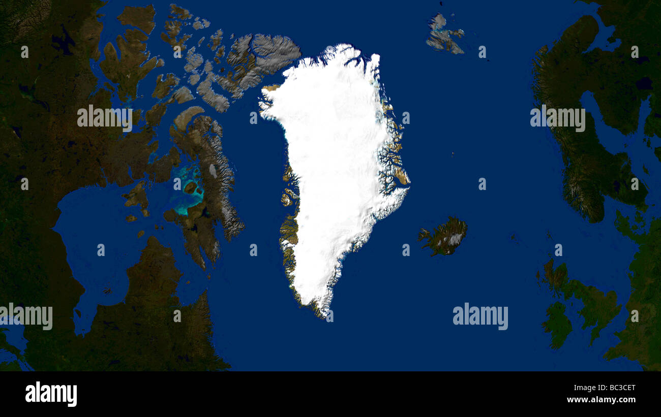 Satellite greenland hi-res stock photography and images - Alamy
