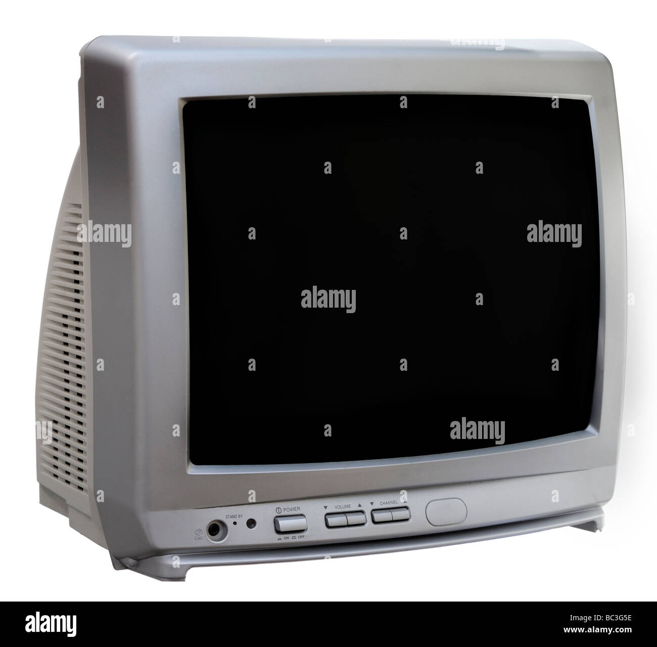 Old Analogue Portable Television Set Stock Photo Alamy