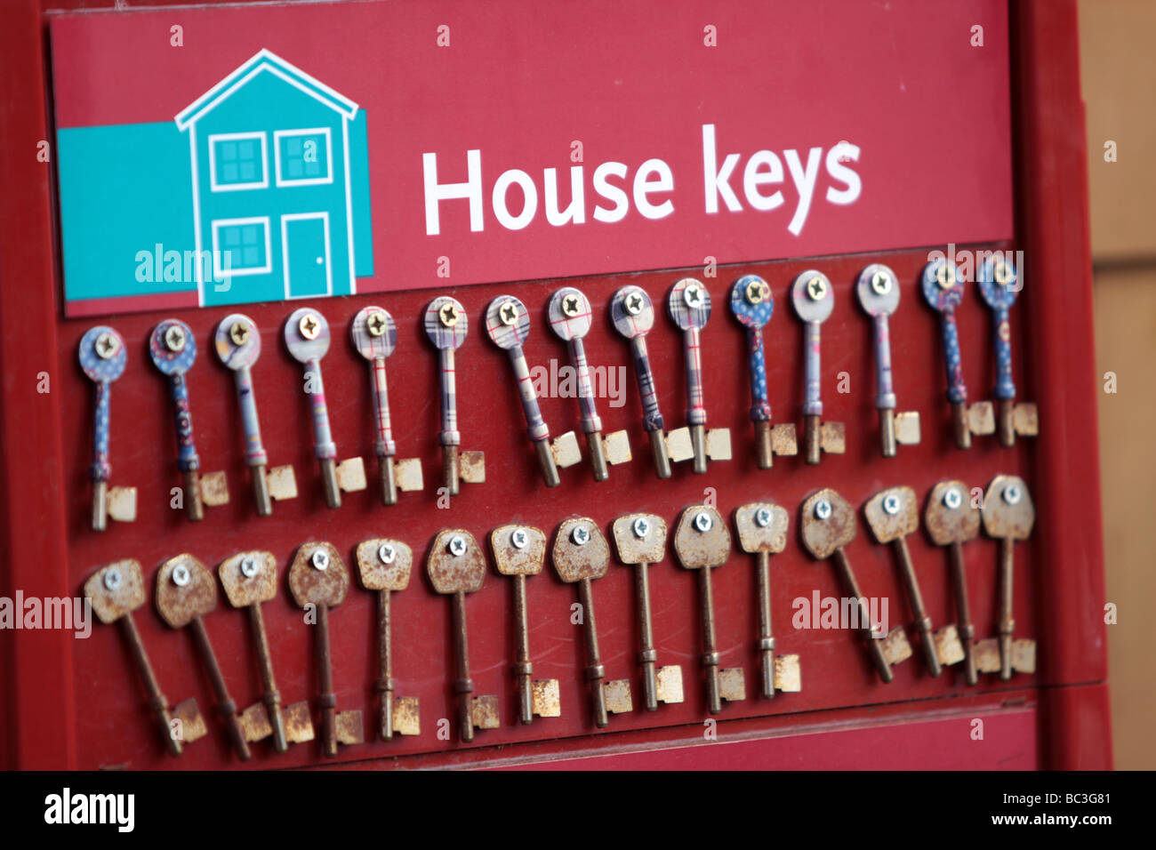 Display of keys Stock Photo Alamy