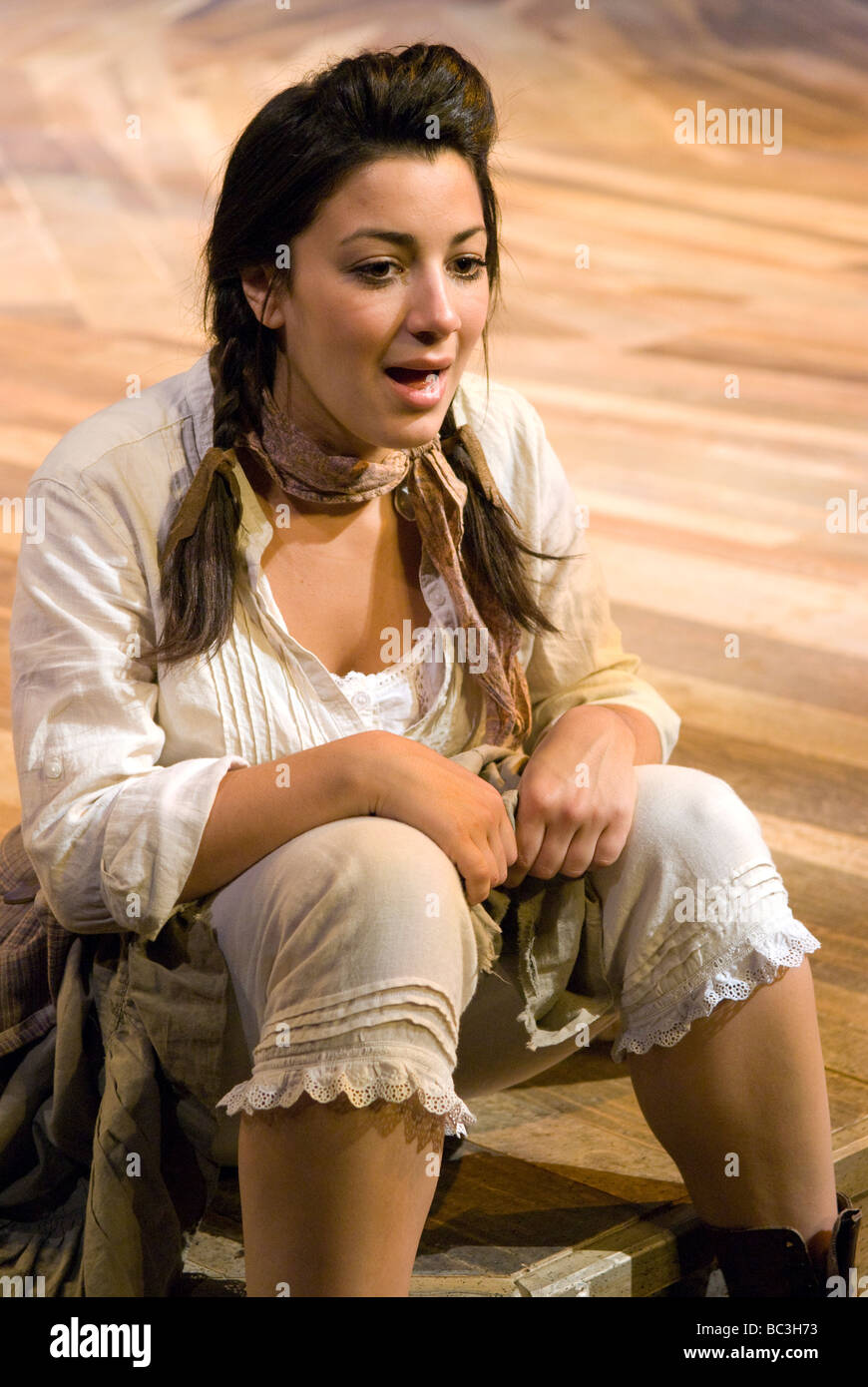 Leila Benn Harris as Laurey in Oklahoma! Chichester Festival Theatre, June 2009. Stock Photo