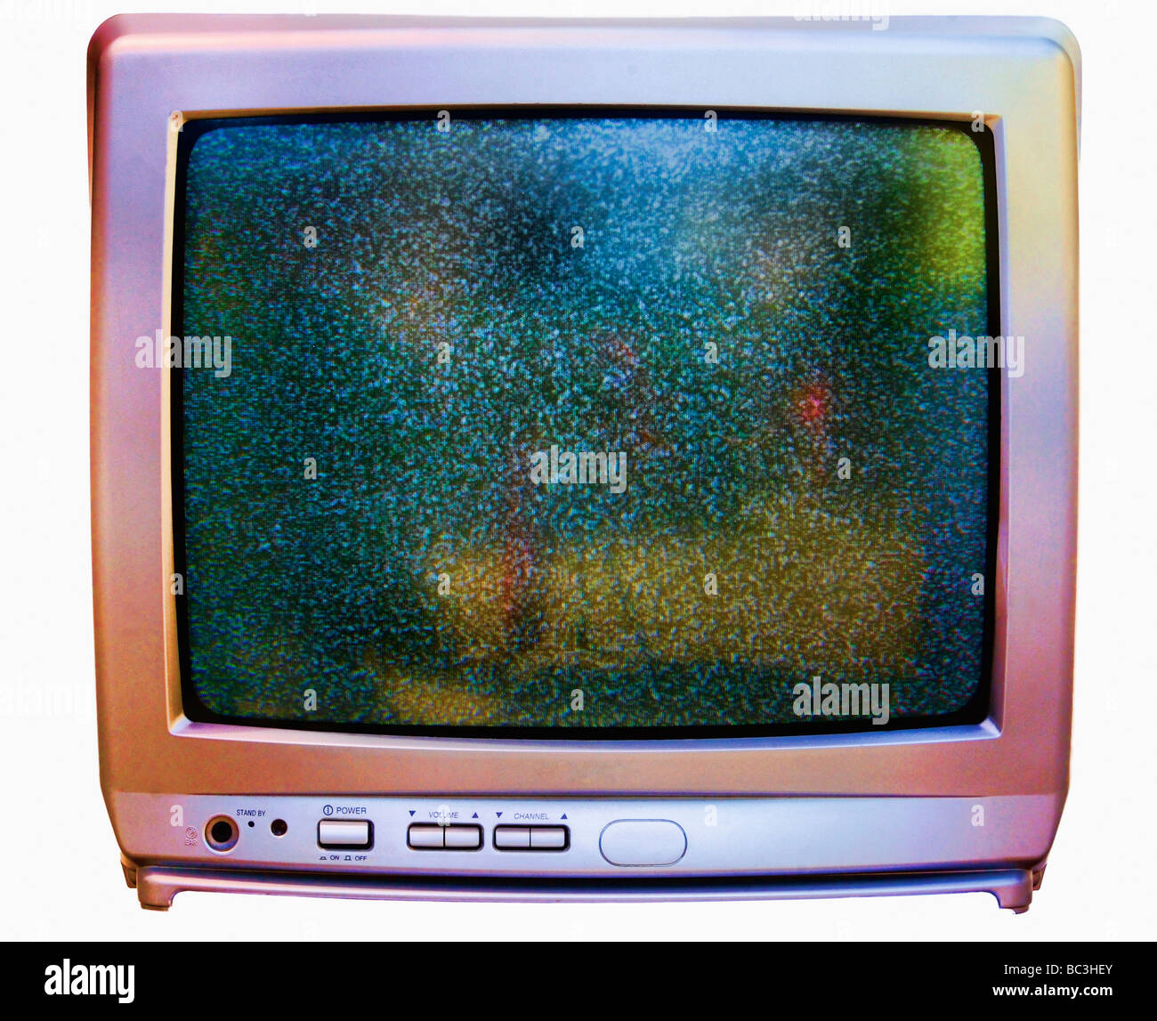 Old Analogue Portable Television Set Stock Photo Alamy