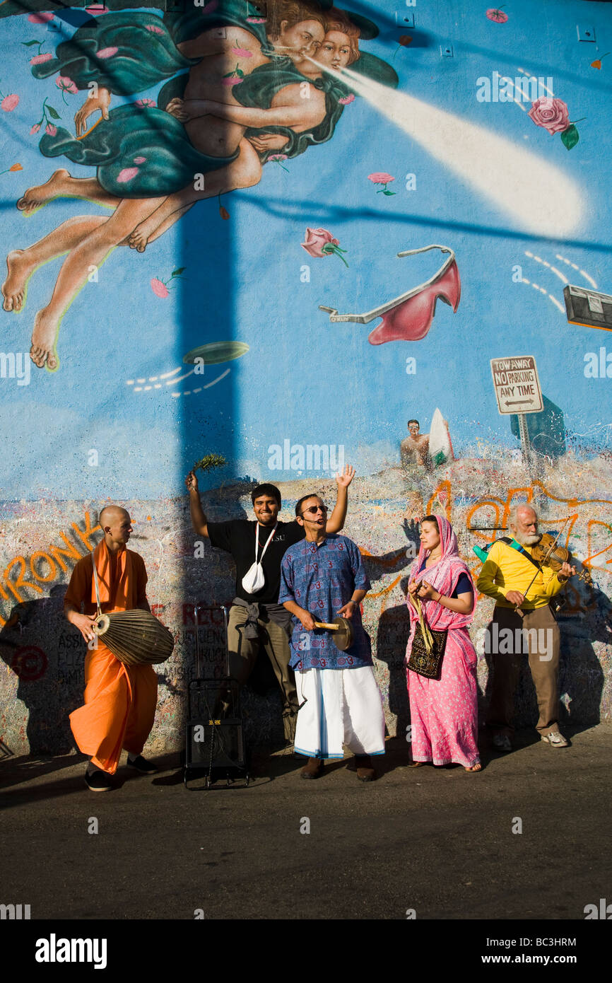 Hare Krishna Chanting Stock Photo
