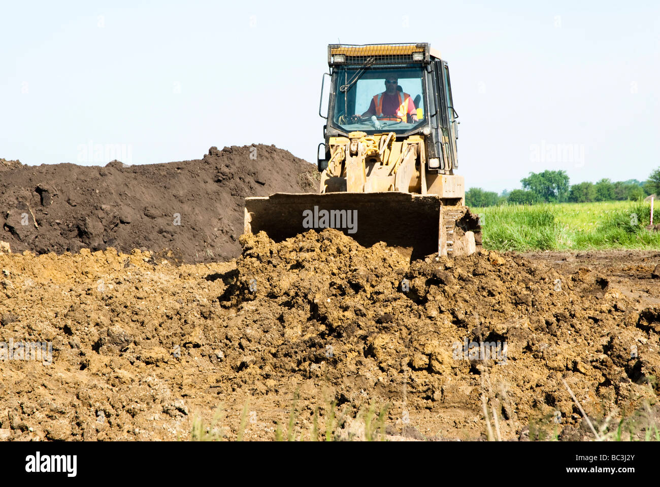 excavation equipment at the Louis Clark Regional Water System pipeline