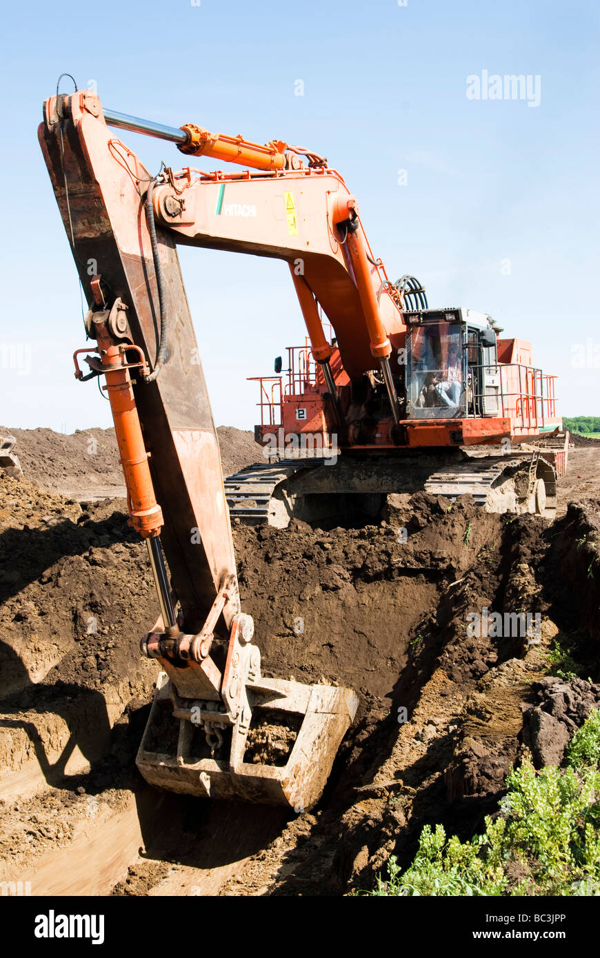 excavation at the Louis Clark Regional Water System pipeline