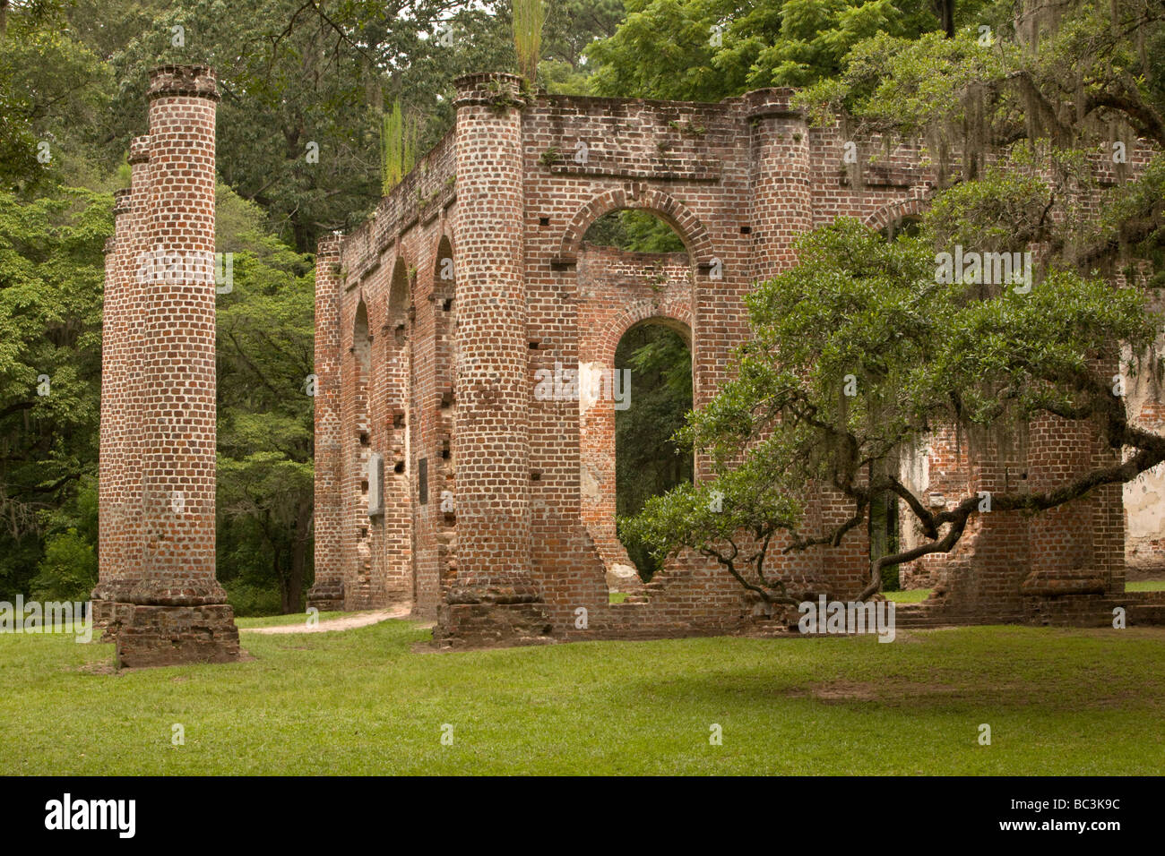 Sheldon Sc Sheldon Church Ruins in South Carolina Stock Photo - Alamy