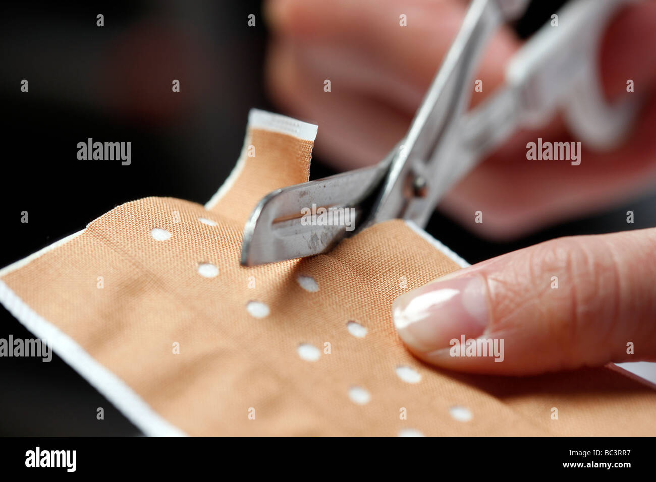 To Apply A Plaster High Resolution Stock Photography and Images Alamy