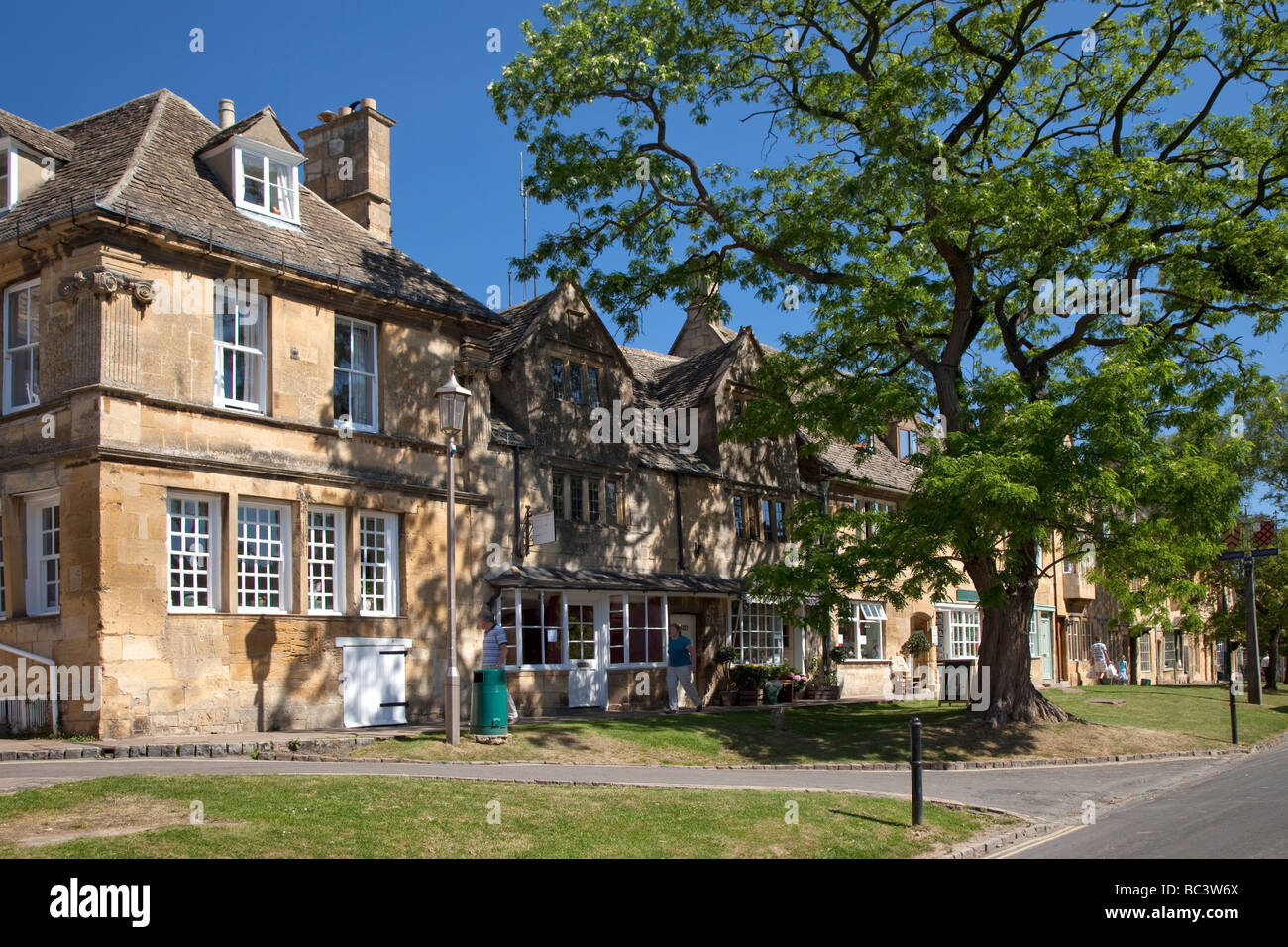 High Street Chipping Campden The Cotswolds Gloucestershire Stock Photo
