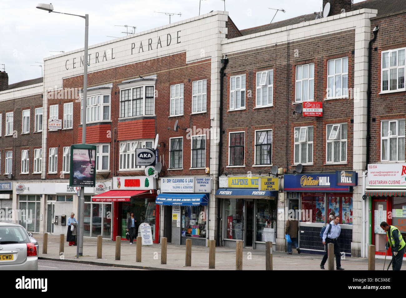Central Parade, Kingsbury Road, NW London Stock Photo Alamy