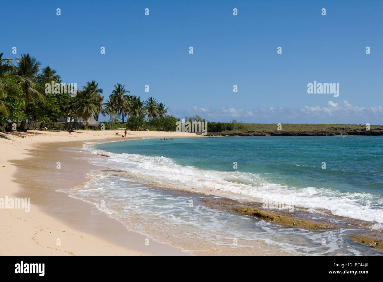Dominican Republic - North Coast - Samana Peninsula - Between Samana and Las Galeras - Playa Playuela Stock Photo