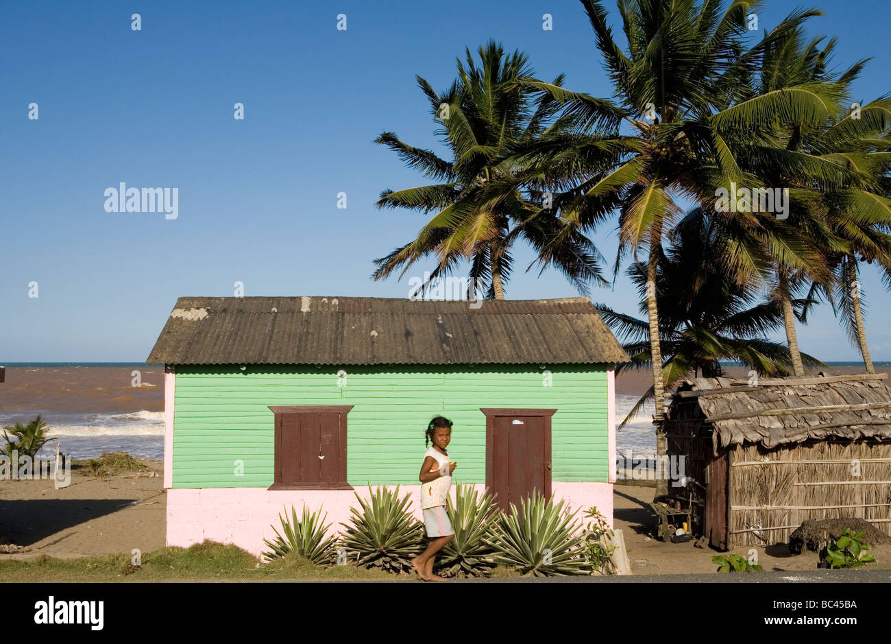 Dominican Republic - North Coast - Samana Peninsula - Las Terrenas - Playa Las Ballenas Stock Photo