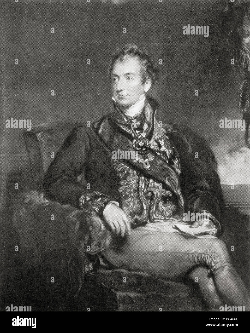 Klemens Wenzel, Prince von Metternich 1773 to 1859.  German Austrian politician and statesman. Stock Photo