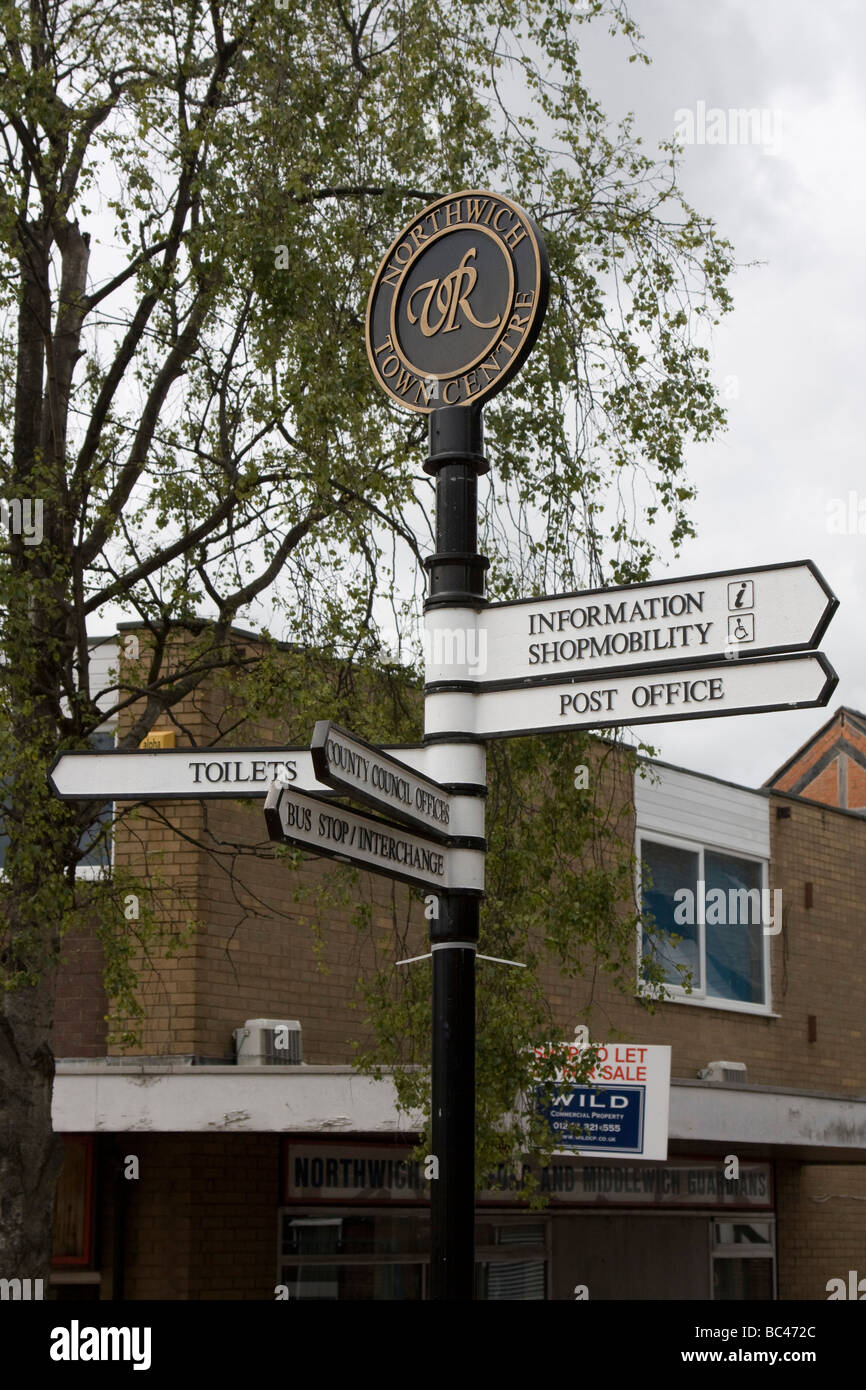 Northwich market town centre Cheshire England UK GB Stock Photo Alamy