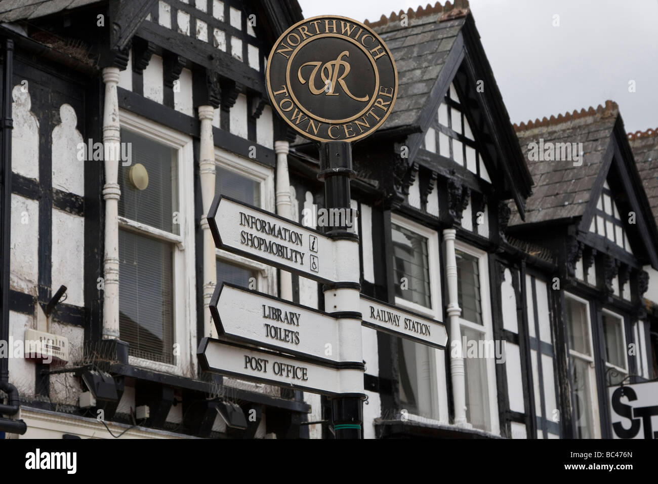 Northwich market town centre Cheshire England UK GB Stock Photo