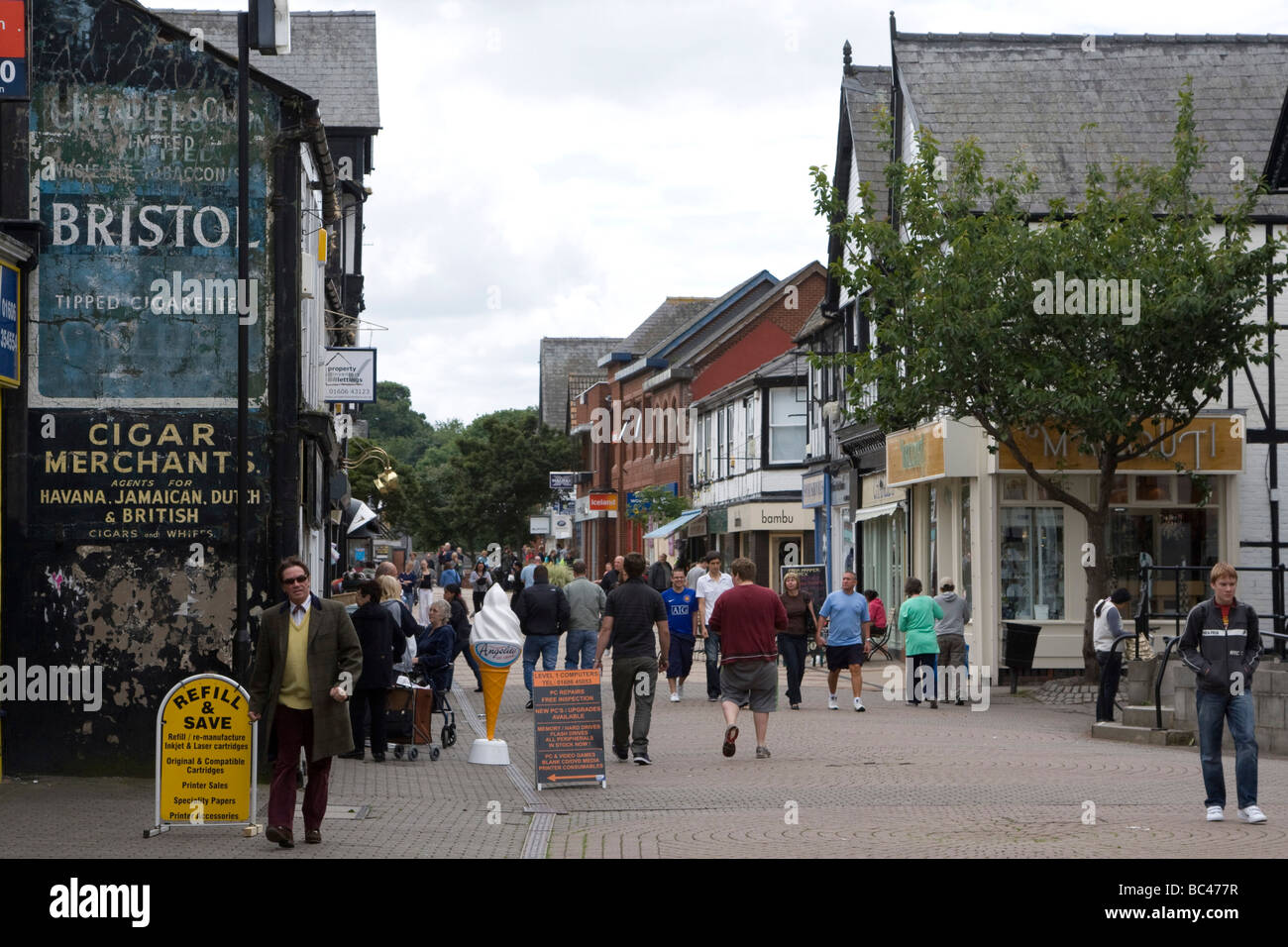 Northwich market town centre Cheshire England UK GB Stock Photo Alamy
