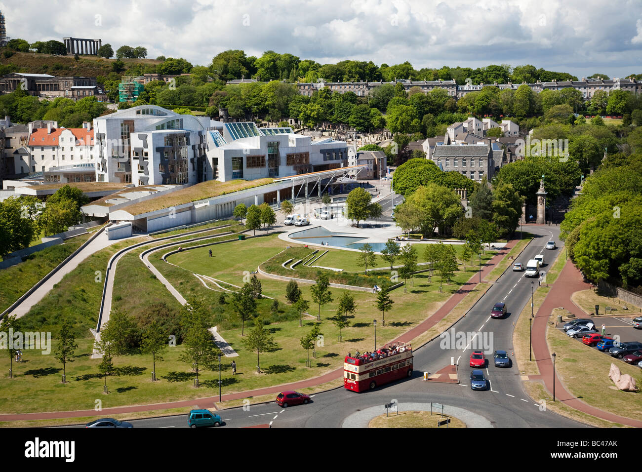 [Scottish Parliament building] Edinburgh Scotland Stock Photo