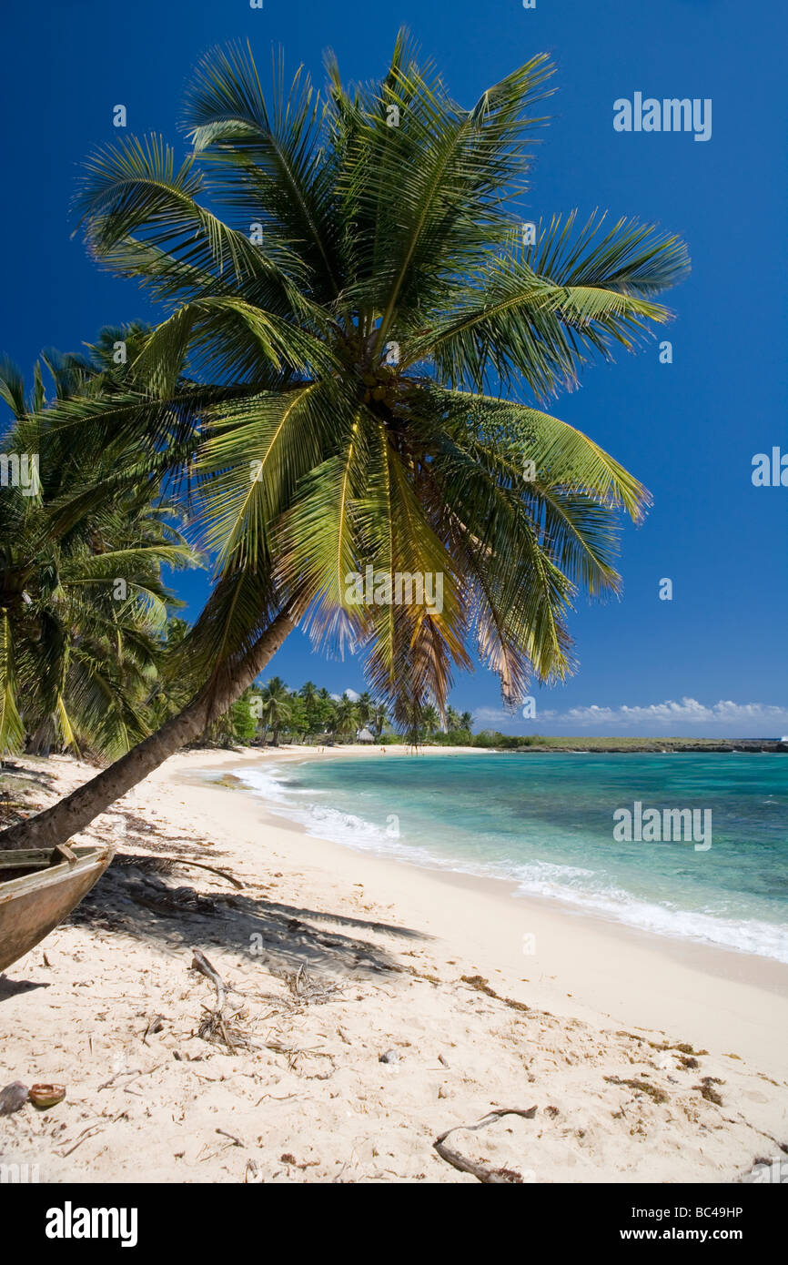 Dominican Republic - North Coast - Samana Peninsula - Betwwen Samana and Las Galeras - Playa Playuela Stock Photo