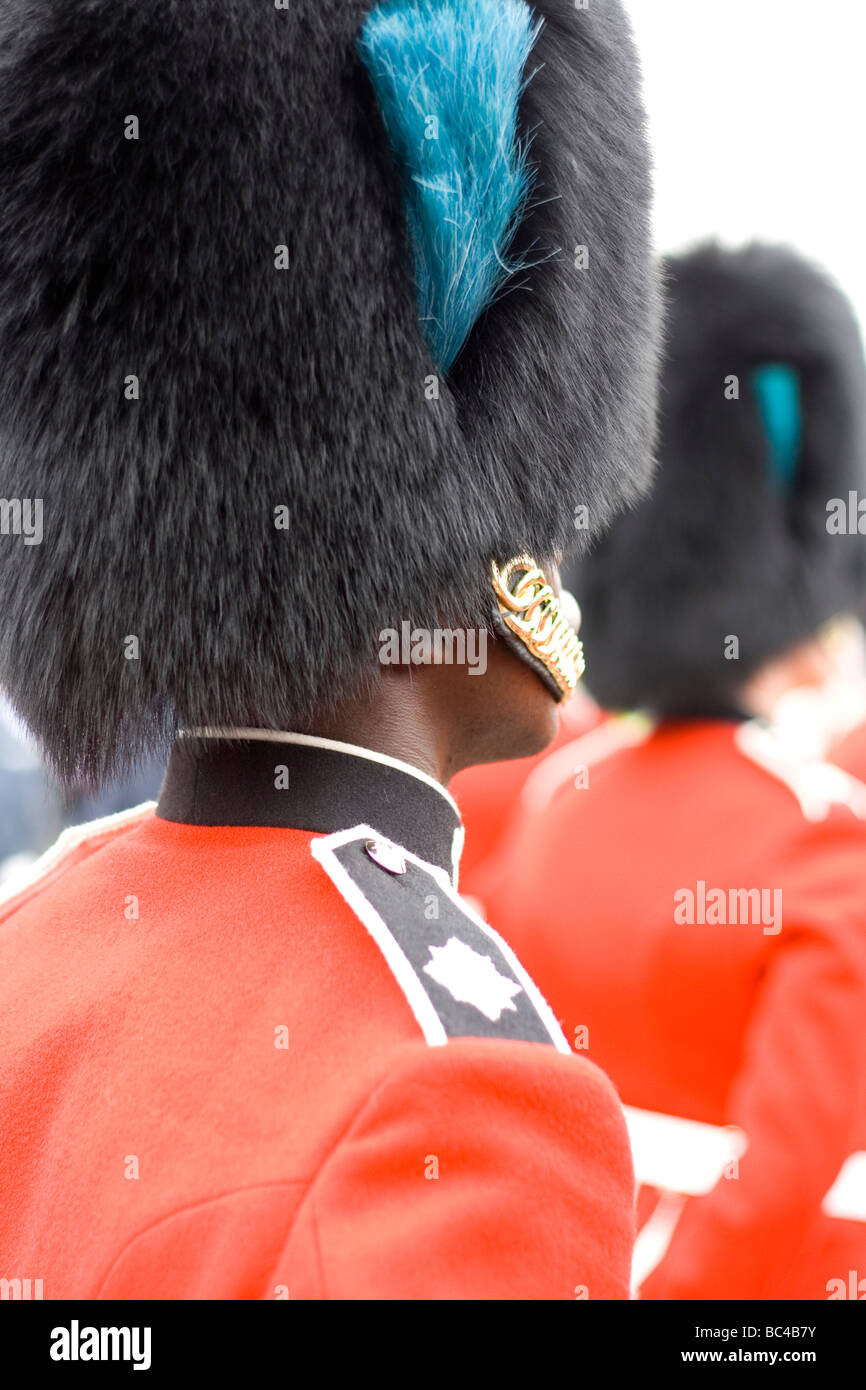 Guards at Potters Field on Armed Forces Day on London 2009. Stock Photo
