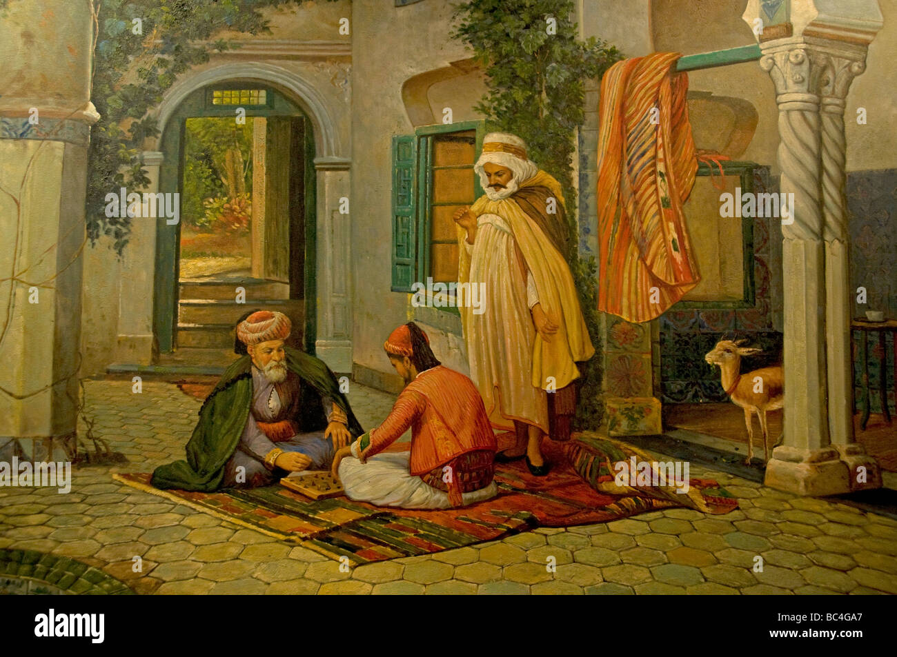 Islamic painting market hi-res stock photography and images