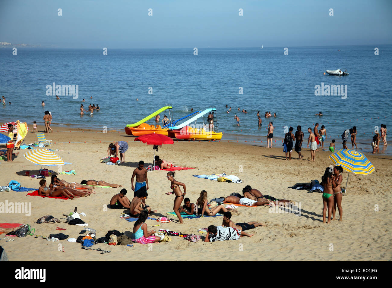 Cascais beach near Lisbon Stock Photo