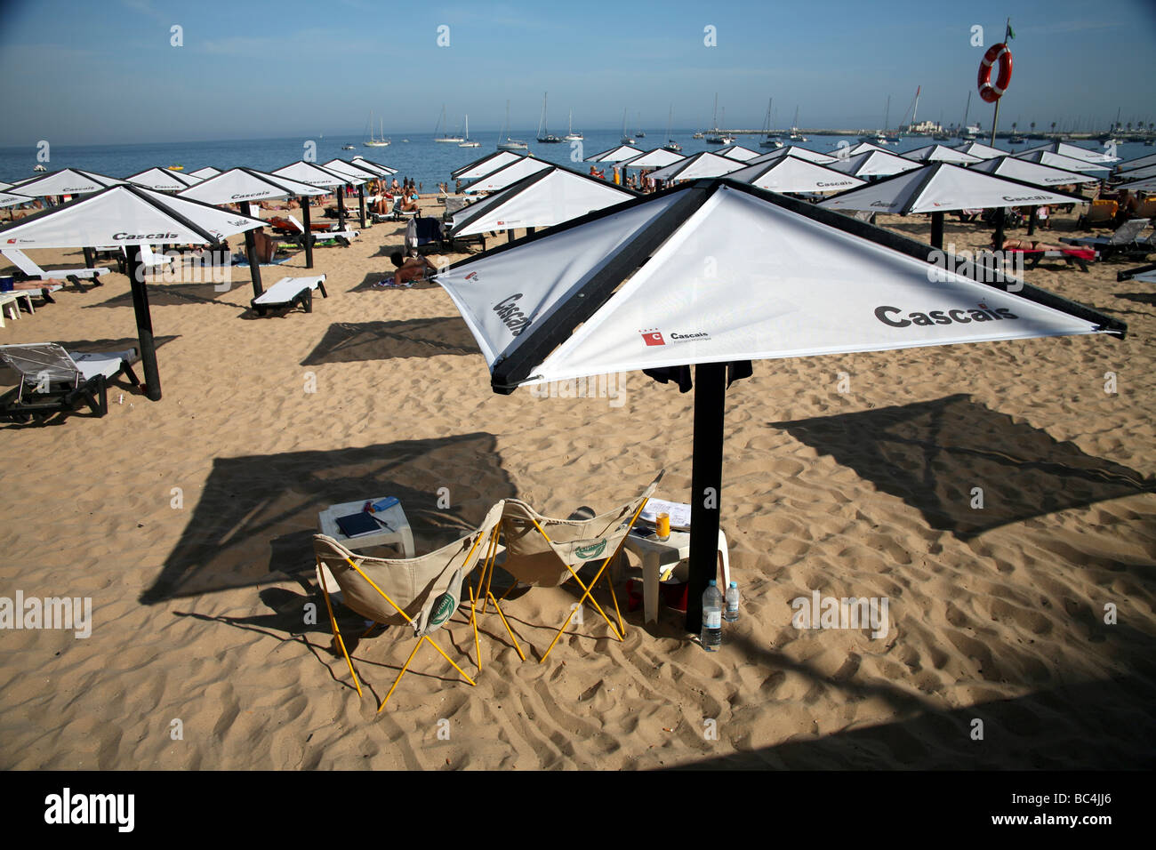Cascais beach near Lisbon Stock Photo