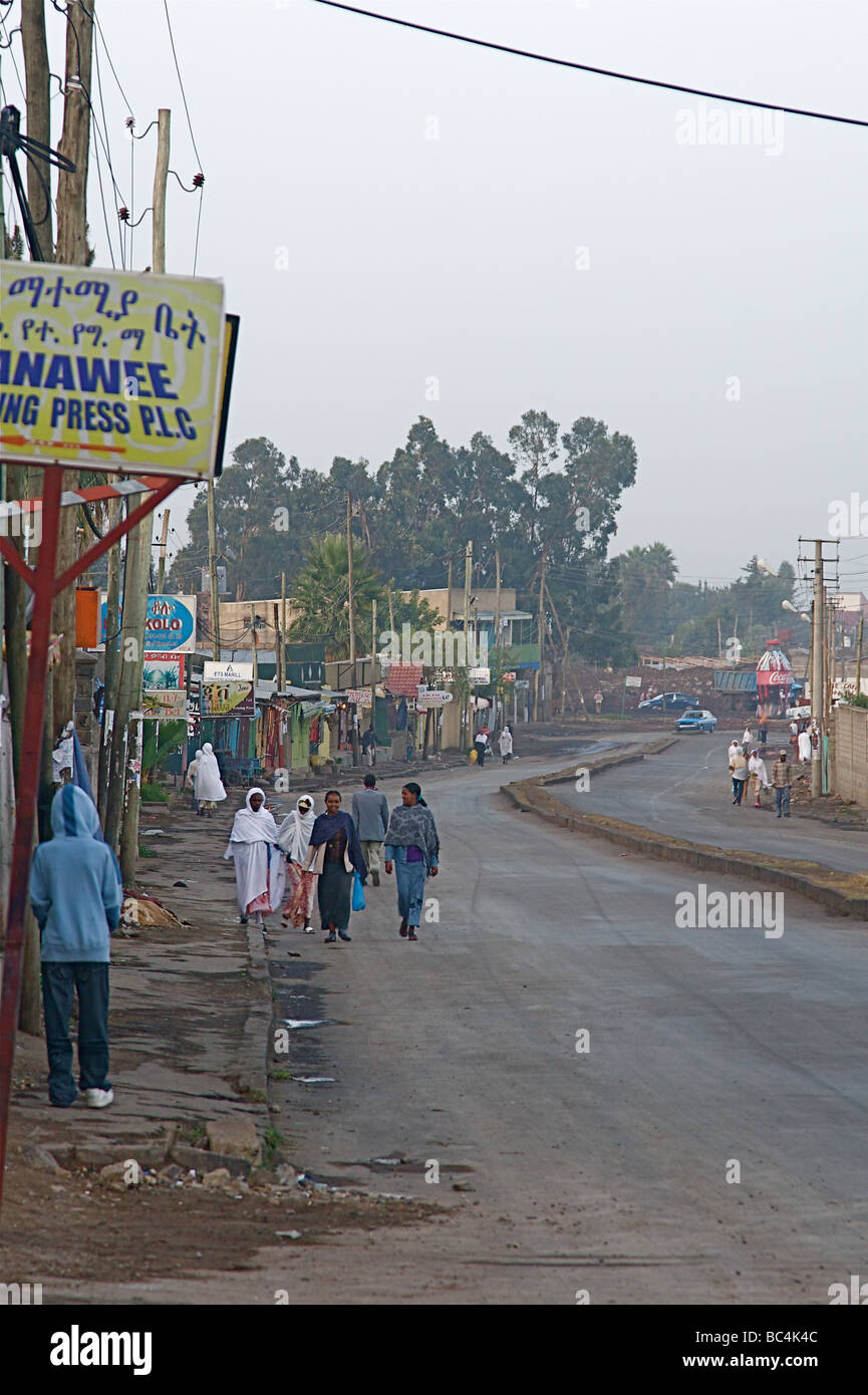 Scenes from Addis Ababa in Ethiopia on the horn of Africa Stock Photo ...