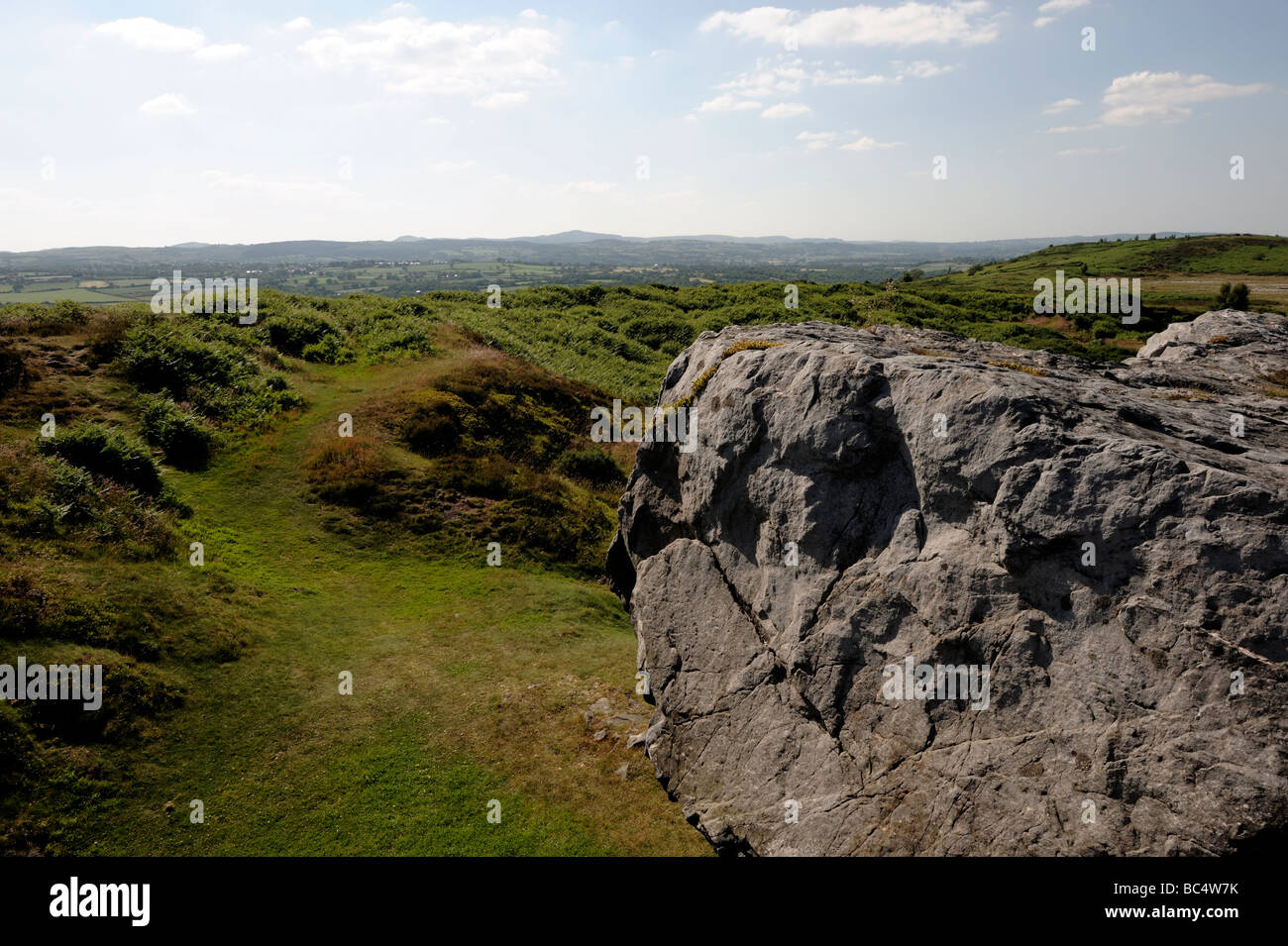 Waen y Llyn Country Park, Hope Mountain, North East Wales, UK Stock Photo
