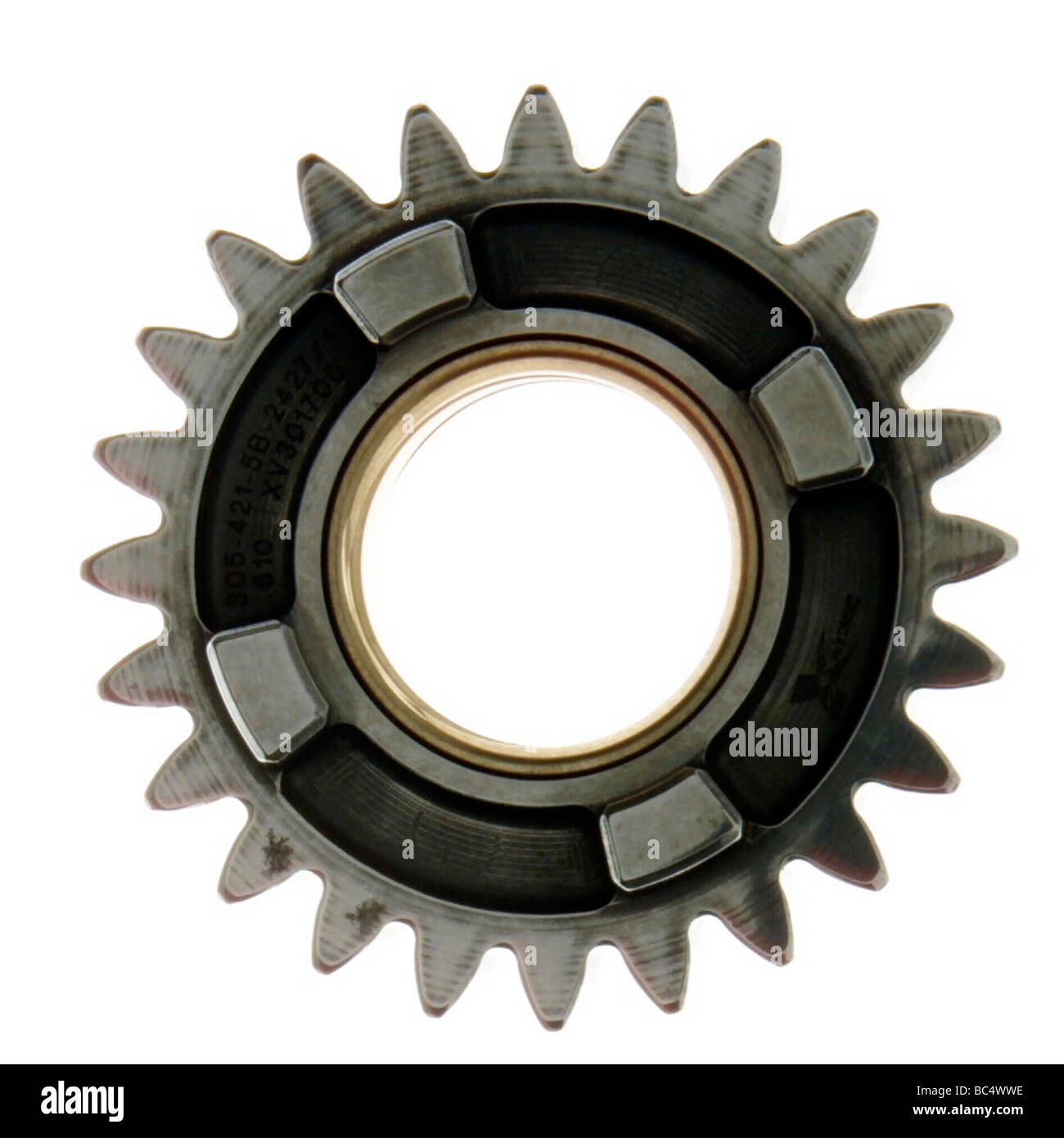 Small cog in a big wheel Cut Out Stock Images & Pictures - Alamy
