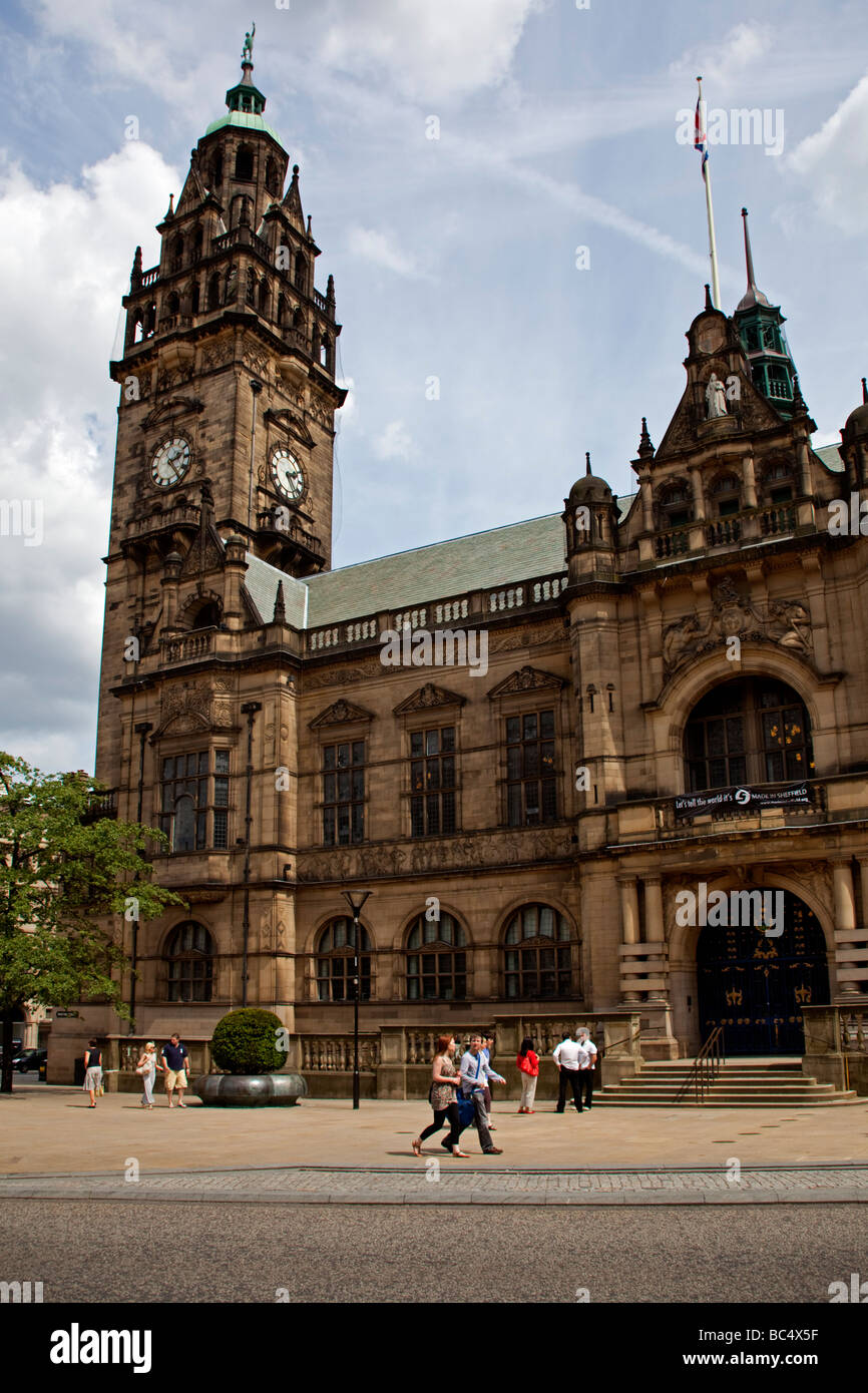 Sheffield town hall Stock Photo Alamy
