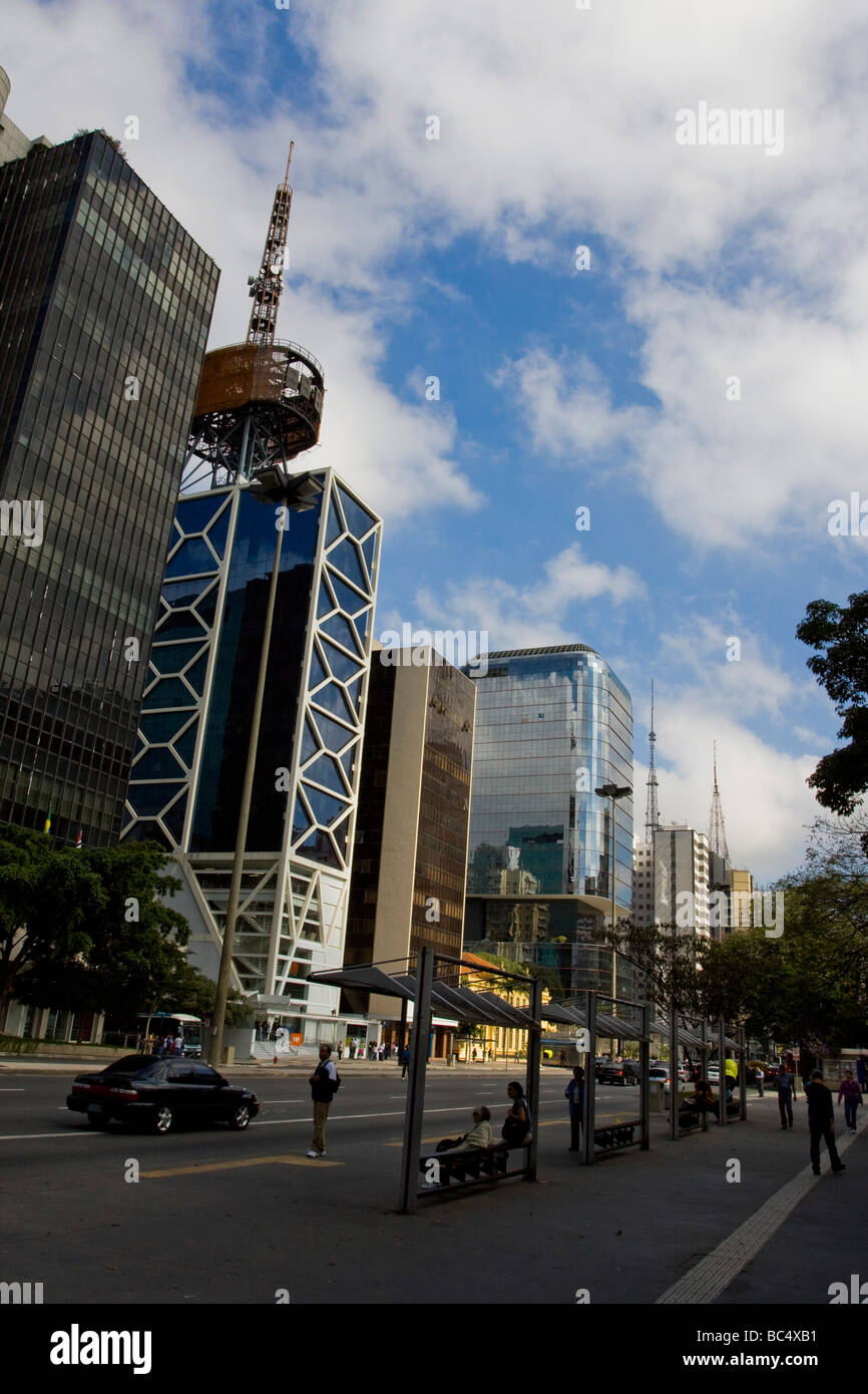 Sao Paulo, Brazil. Cidade Monções district Stock Photo - Alamy