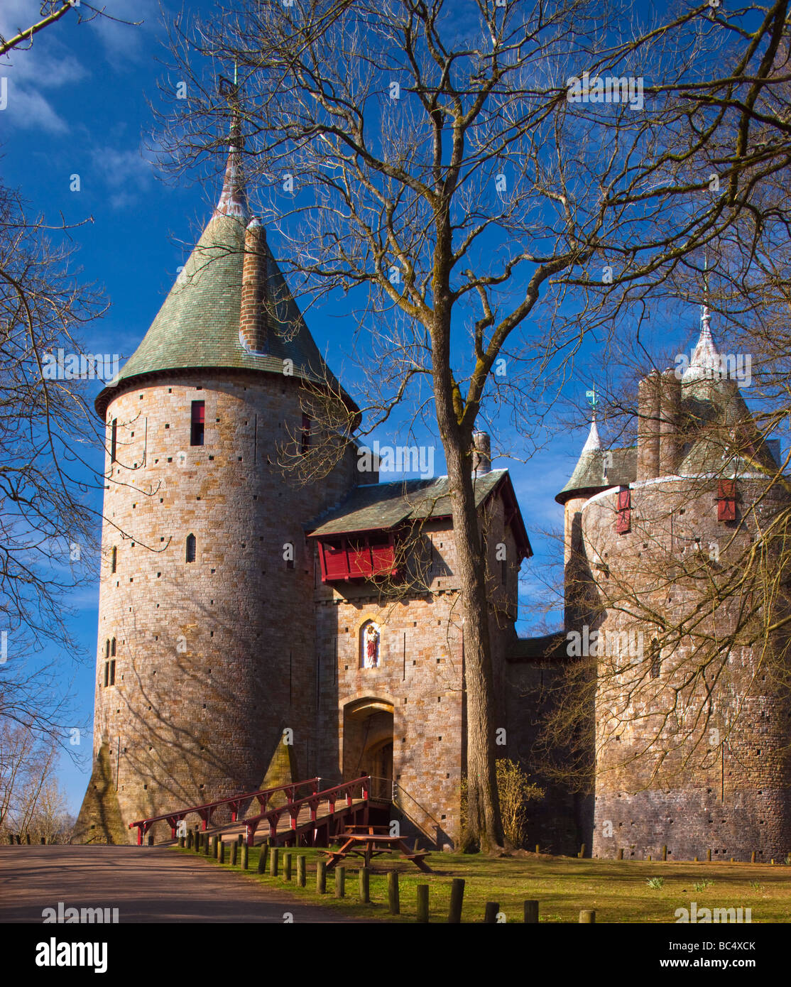 Castle Coch Tongwynlais Cardiff Wales Stock Photo