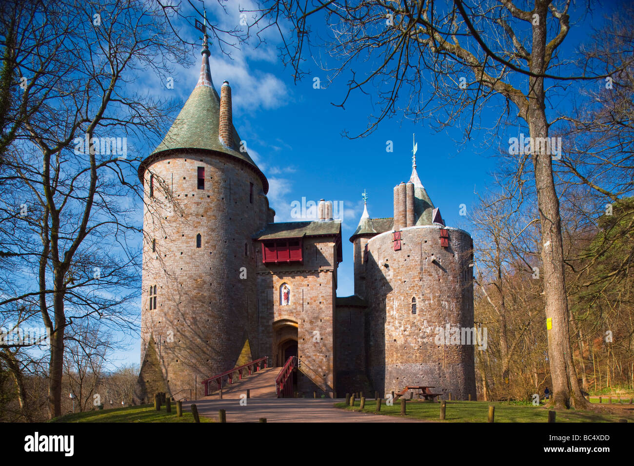 Castle Coch Tongwynlais Cardiff Wales Stock Photo