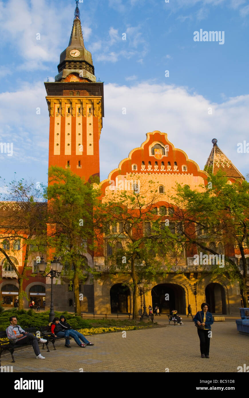 Town Hall at Trg Republike square in central Subotica Serbia Europe