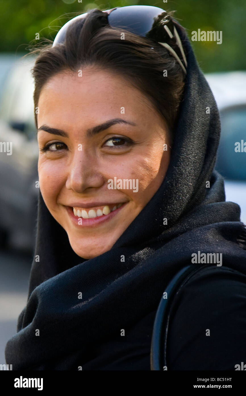 Young Iranian Woman in Jamshidiyeh Park in Tehran Iran Stock Photo - Alamy