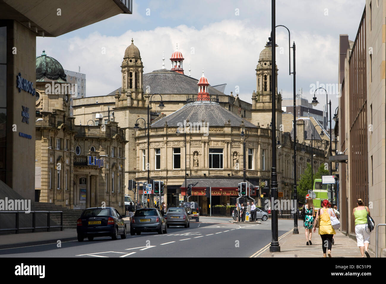 Halifax large market town centre Metropolitan Borough of Calderdale
