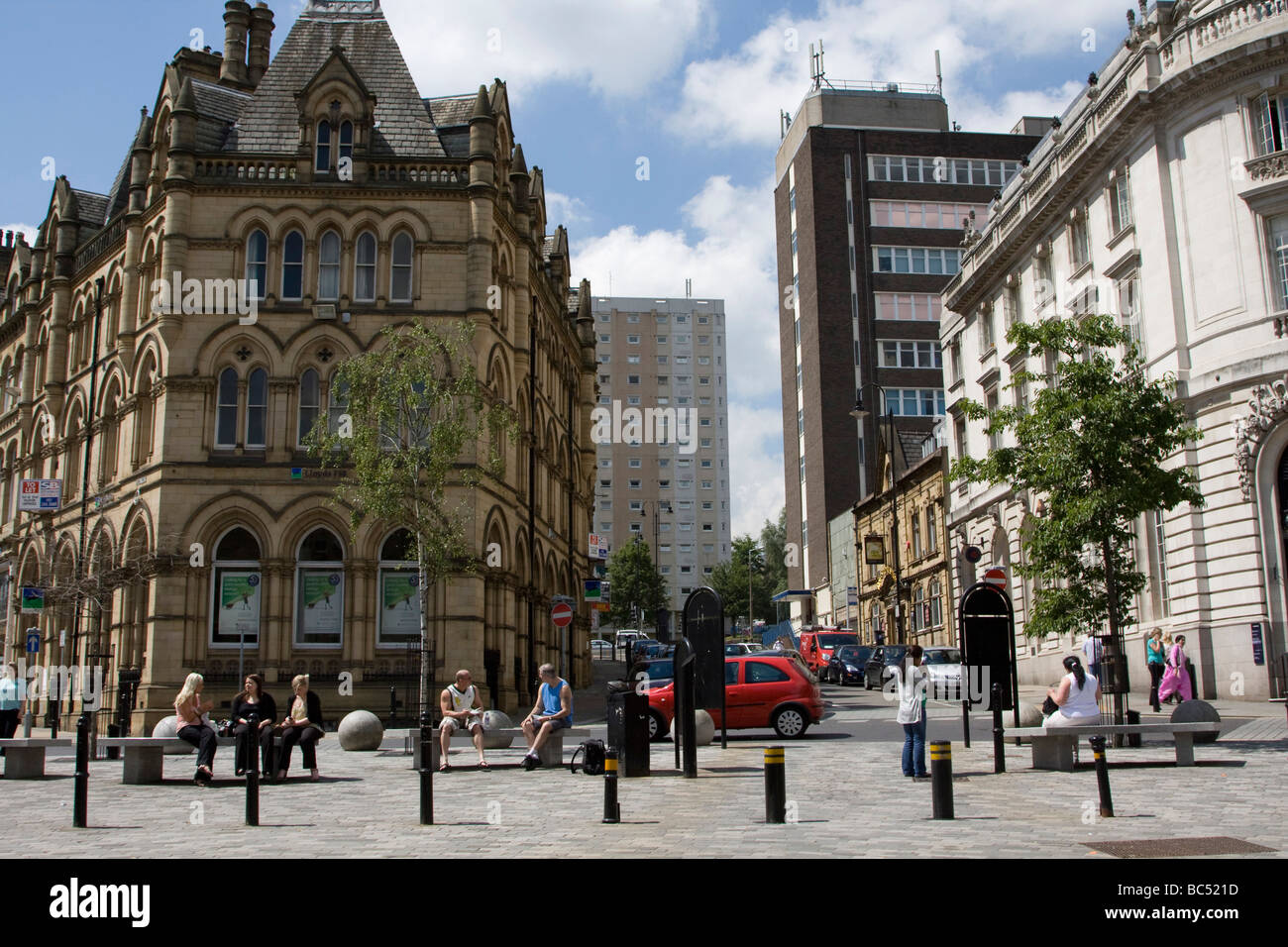 Halifax large market town centre Metropolitan Borough of Calderdale