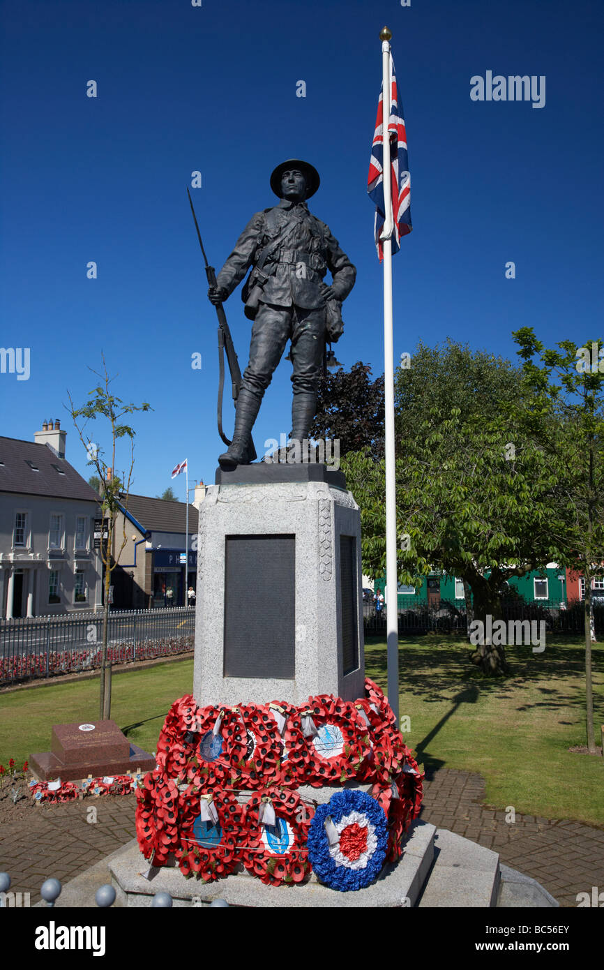 war memorial in the square comber county down northern ireland uk Stock Photo