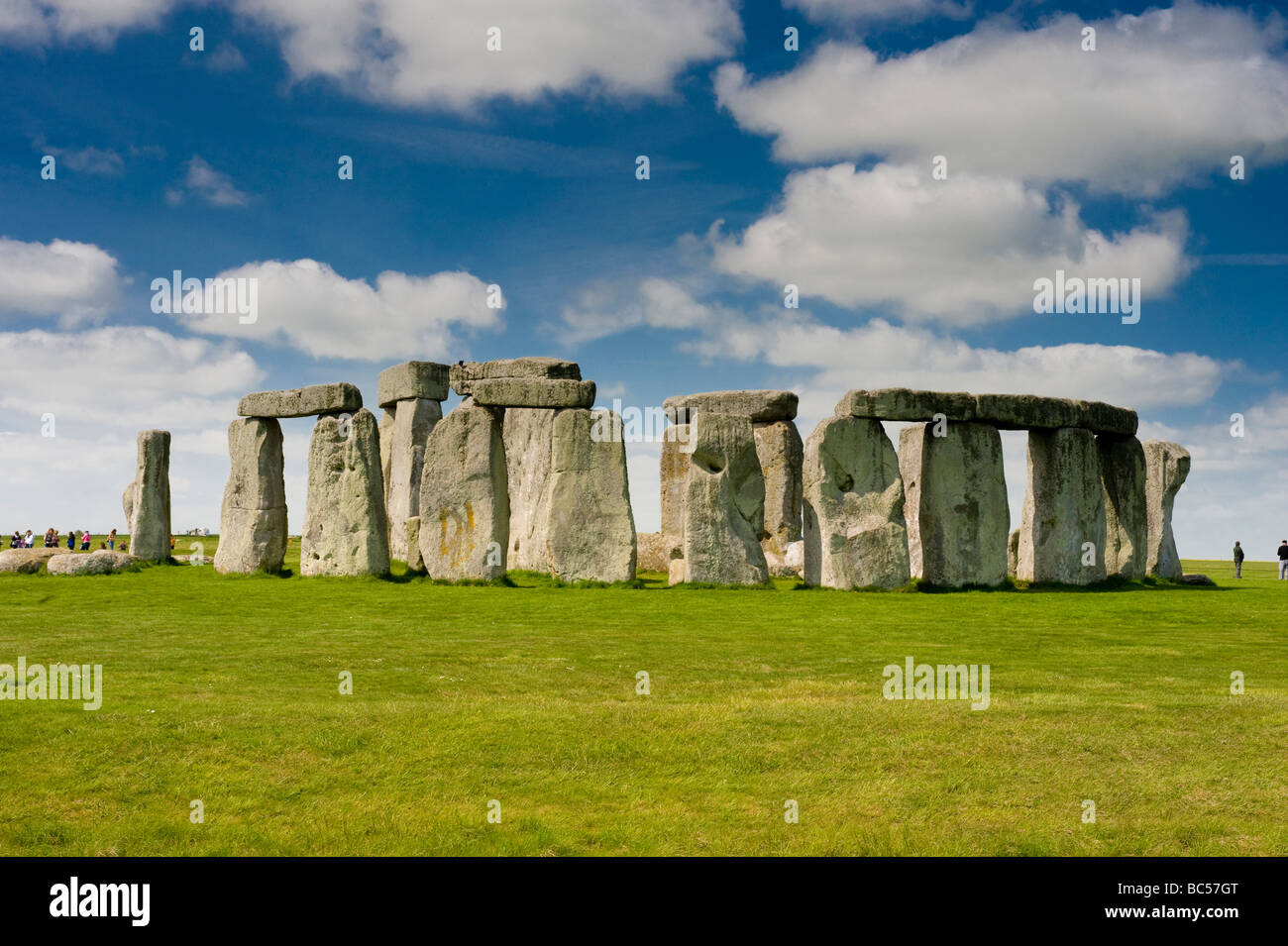 The ancient monument of Stonehenge  Wiltshire England UK Stock Photo