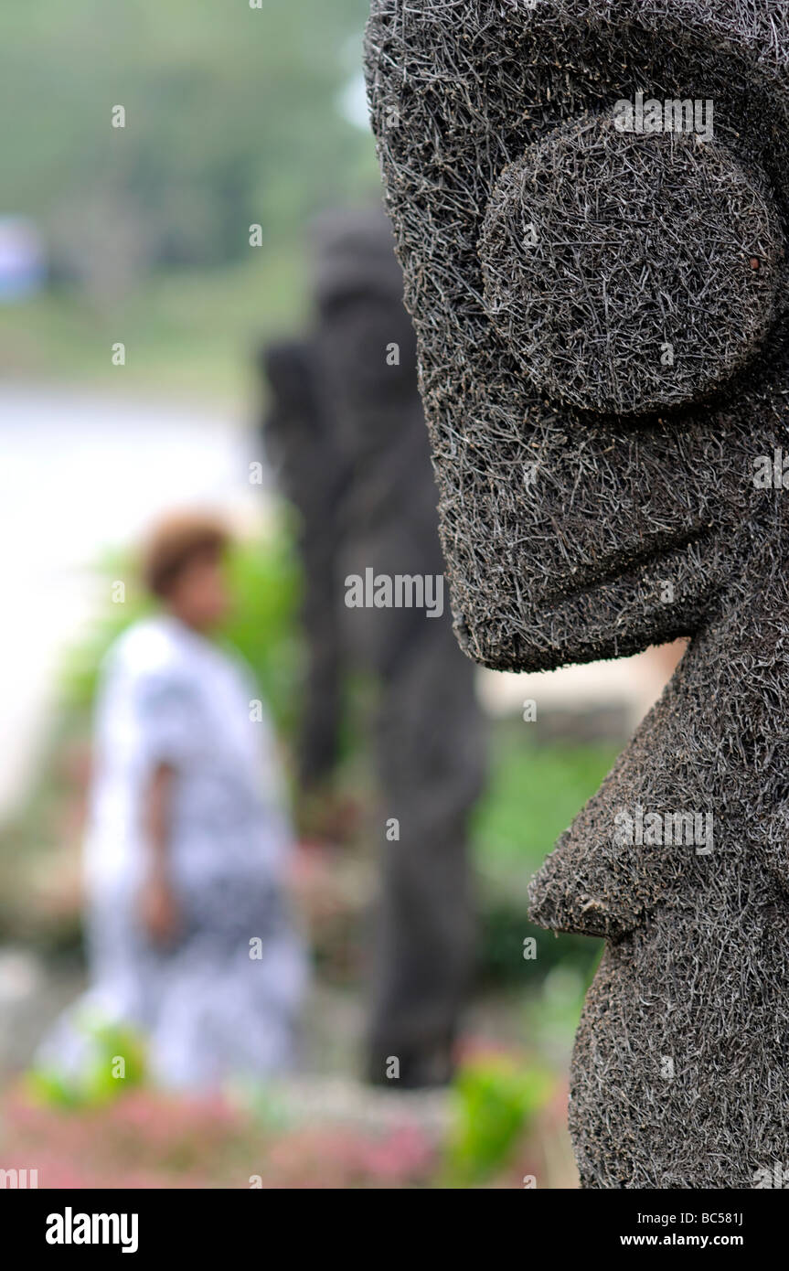 tam tam totem, port vila vanuatu Stock Photo