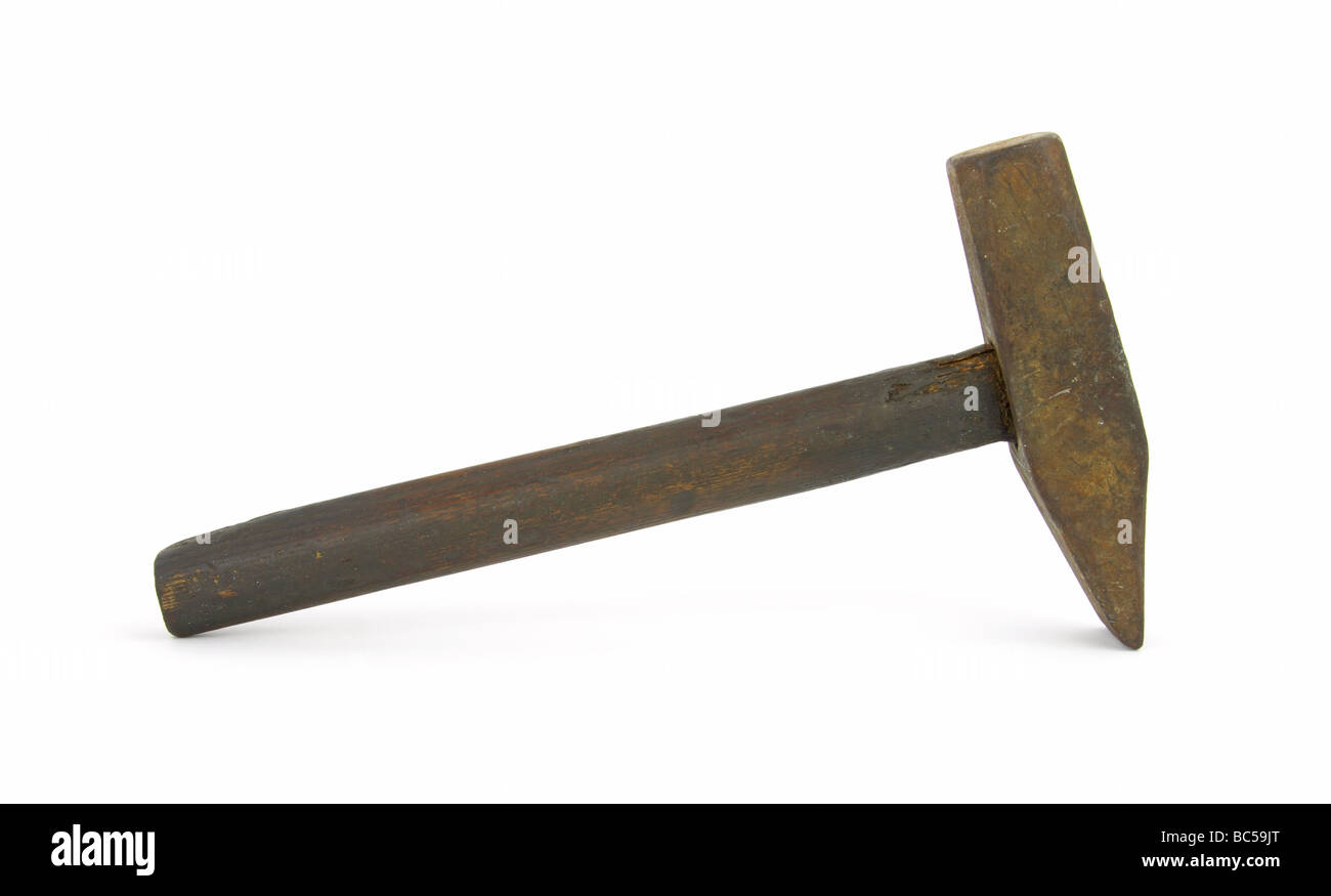 Antique masonry hammer Stock Photo