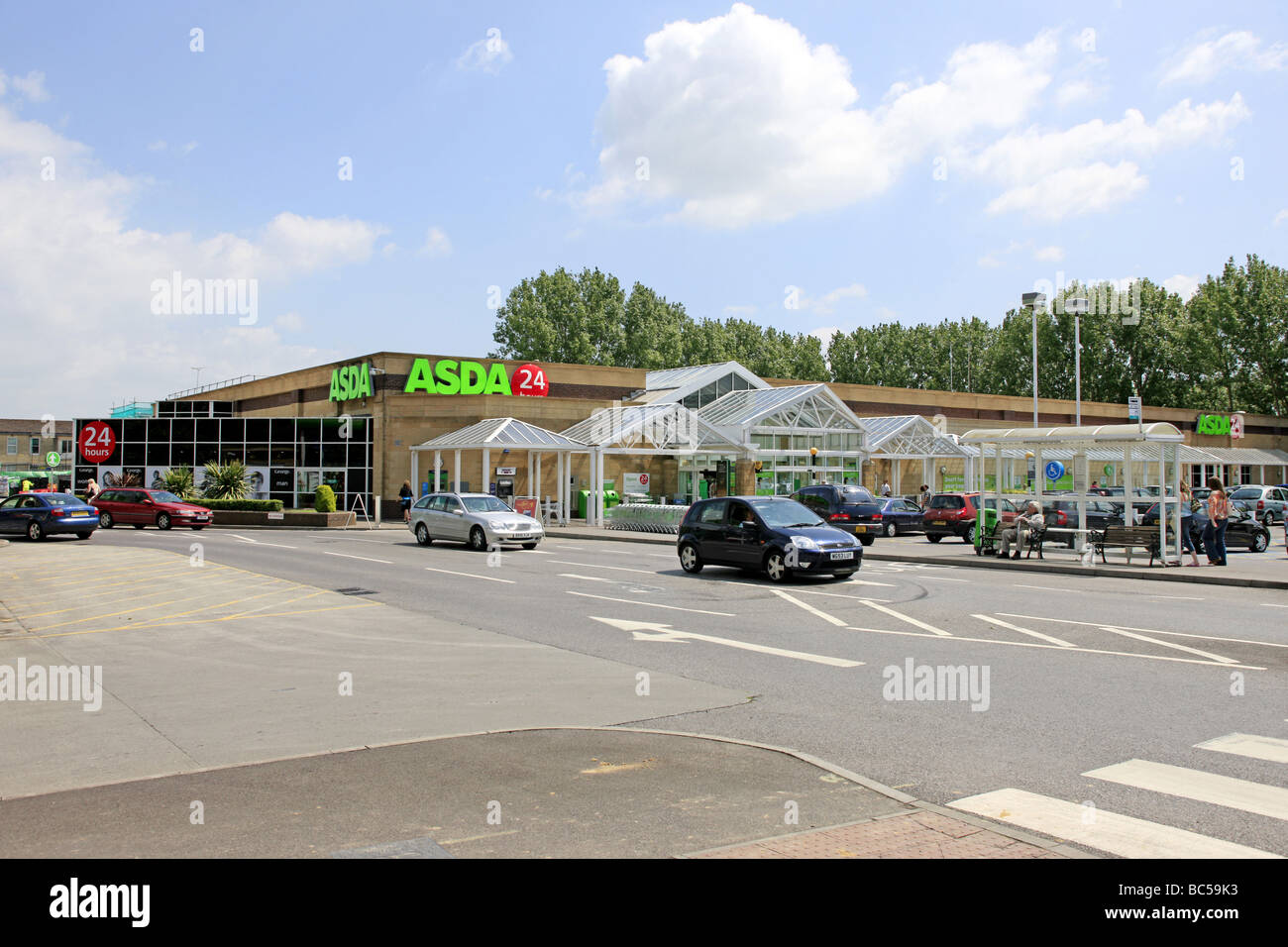 ASDA 24 hour Superstore Stock Photo Alamy