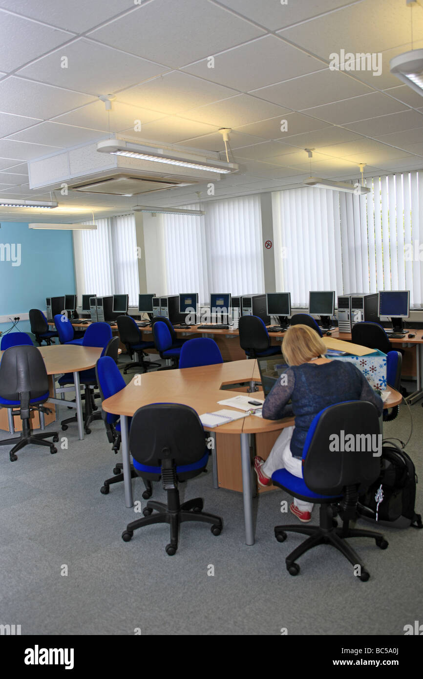 Open plan Office space and call centre Stock Photo Alamy