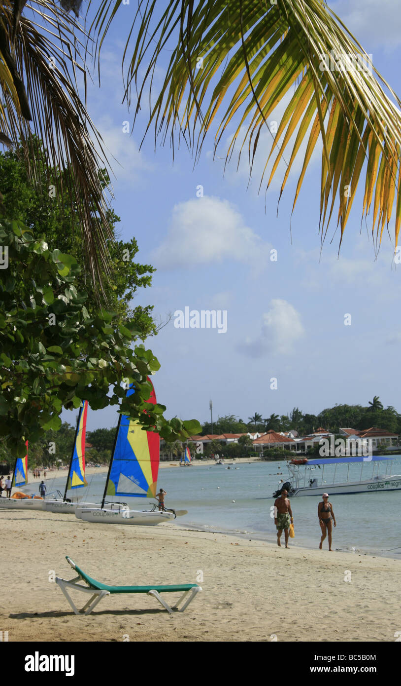 Bloody bay Beach, Jamaica Stock Photo Alamy
