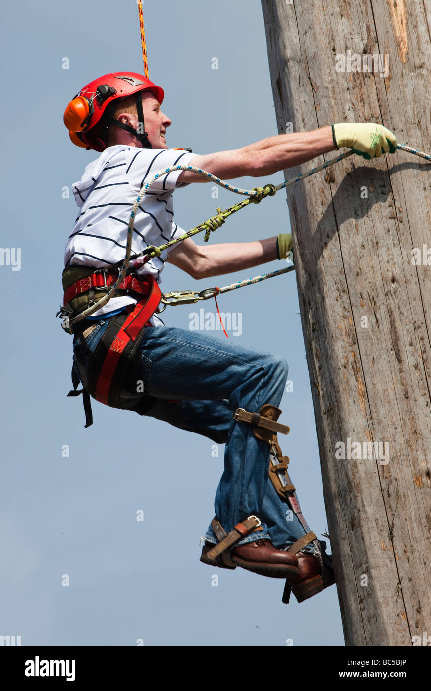 Pole with rope High Resolution Stock Photography and Images Alamy