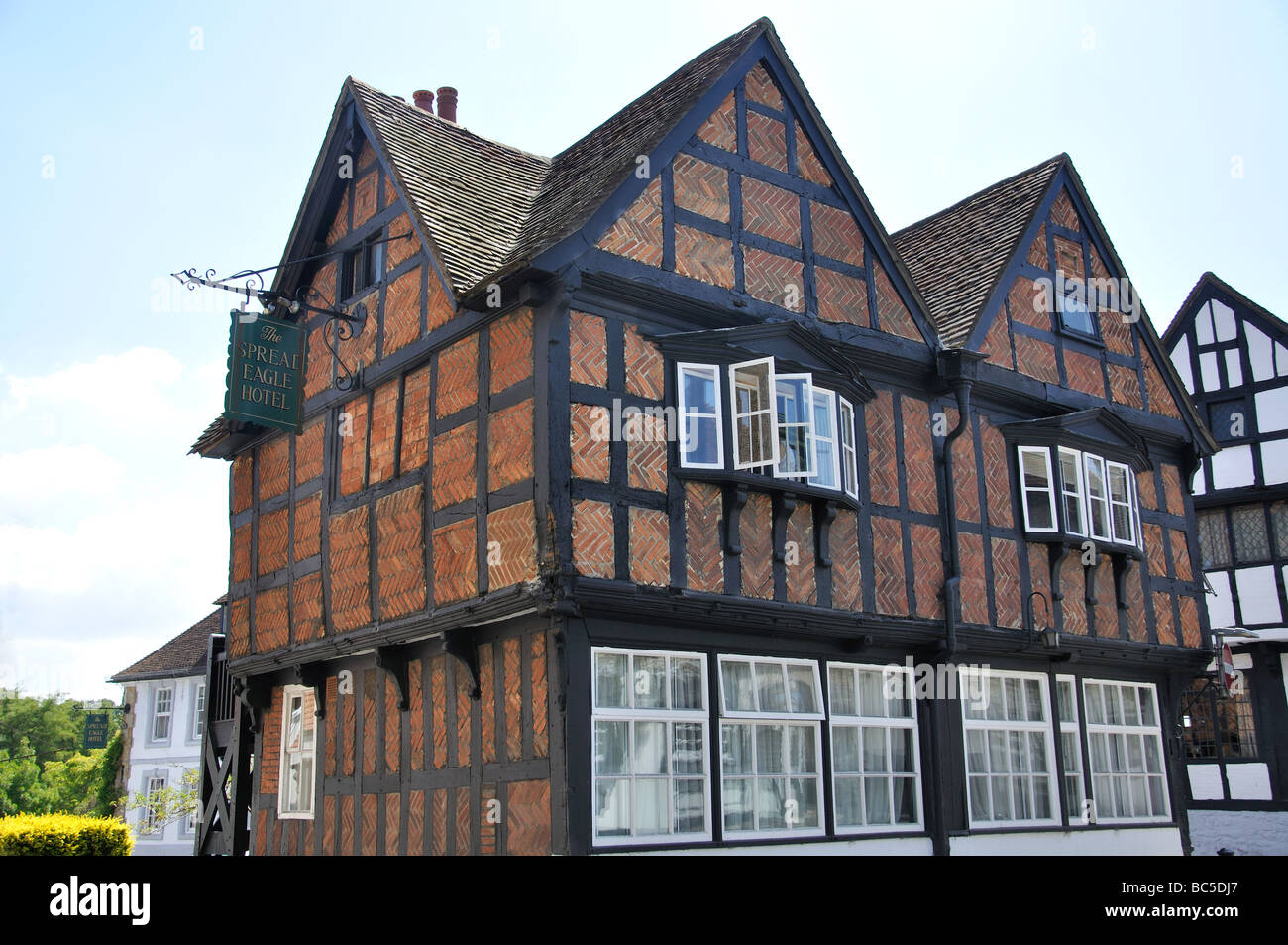 The 15th century Spread Eagle Hotel annex, West Street, Midhurst, West