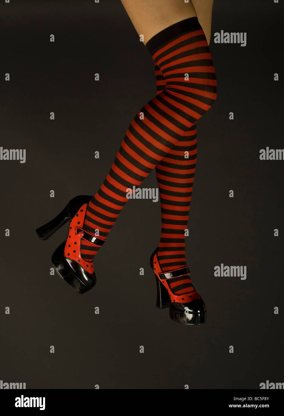 Heels Stockings High Resolution Stock Photography and Images - Alamy