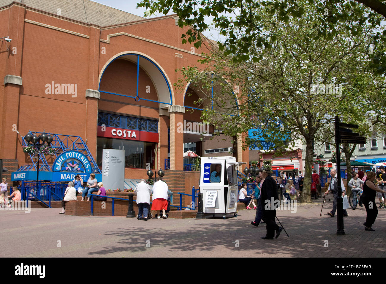 StokeonTrent town centre staffordshire england uk gb Stock Photo Alamy