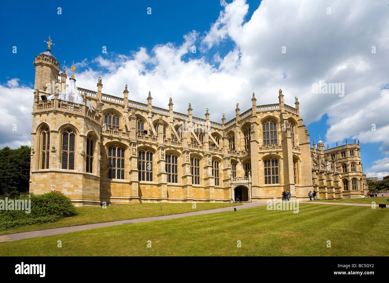 St Georges Chapel at Windsor Castle England Stock Photo