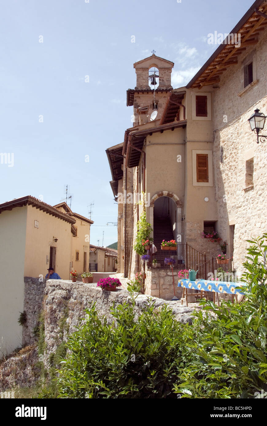 The village of Campi Stock Photo - Alamy