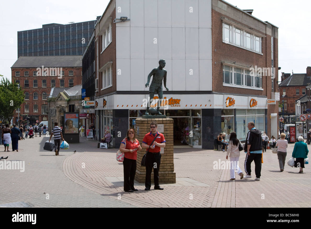 StokeonTrent town centre staffordshire england uk gb Stock Photo Alamy